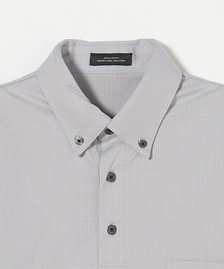 UNITED ARROWS green label relaxing「ドライサッカー ボタンダウン ポロシャツ -吸水速乾-」|ポロシャツ|