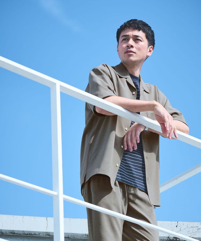 UNITED ARROWS green label relaxing「【WEB限定】JUST fit ドライ オープンカラー ショート スリーブ 半袖 シャツ -ストレッチ・吸水速乾-」|シャツ・ブラウス|MOCA