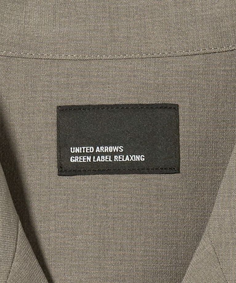 UNITED ARROWS green label relaxing「【WEB限定】JUST fit ドライ オープンカラー ショート スリーブ 半袖 シャツ -ストレッチ・吸水速乾-」|シャツ・ブラウス|