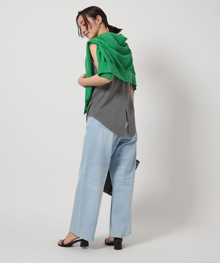 UNITED ARROWS green label relaxing「【WEB限定】＜at ease＞ワッフル ノースリーブ Tシャツ」|Tシャツ・カットソー|
