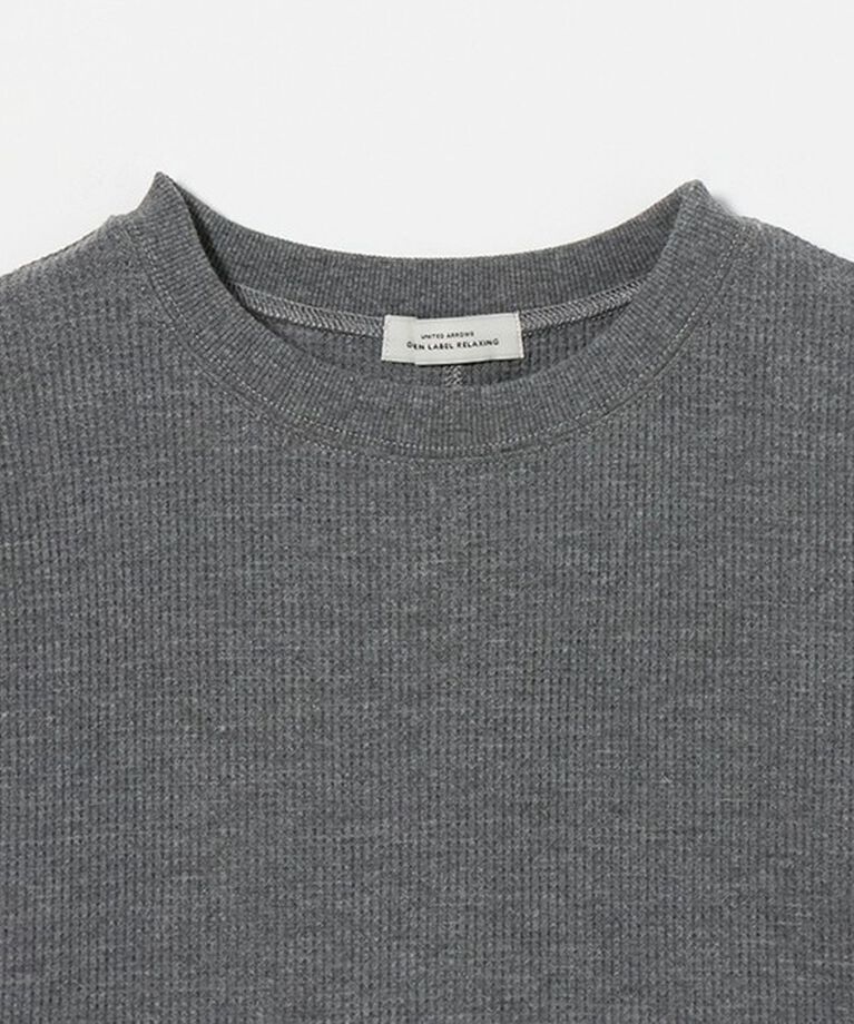 UNITED ARROWS green label relaxing「【WEB限定】＜at ease＞ワッフル ノースリーブ Tシャツ」|Tシャツ・カットソー|