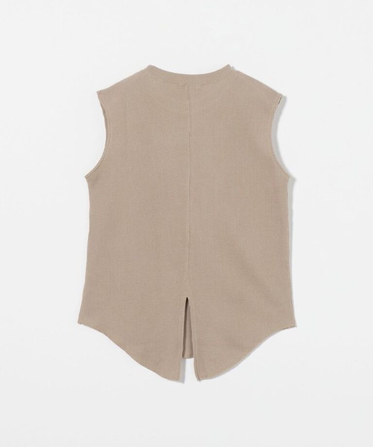 UNITED ARROWS green label relaxing「【WEB限定】＜at ease＞ワッフル ノースリーブ Tシャツ」|Tシャツ・カットソー|
