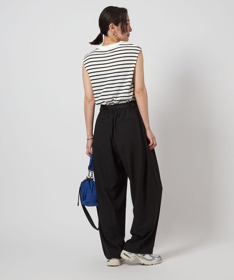 UNITED ARROWS green label relaxing「【WEB限定】＜at ease＞ワッフル ノースリーブ Tシャツ」|Tシャツ・カットソー|