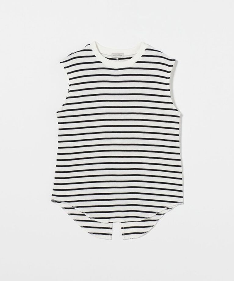 UNITED ARROWS green label relaxing「【WEB限定】＜at ease＞ワッフル ノースリーブ Tシャツ」|Tシャツ・カットソー|