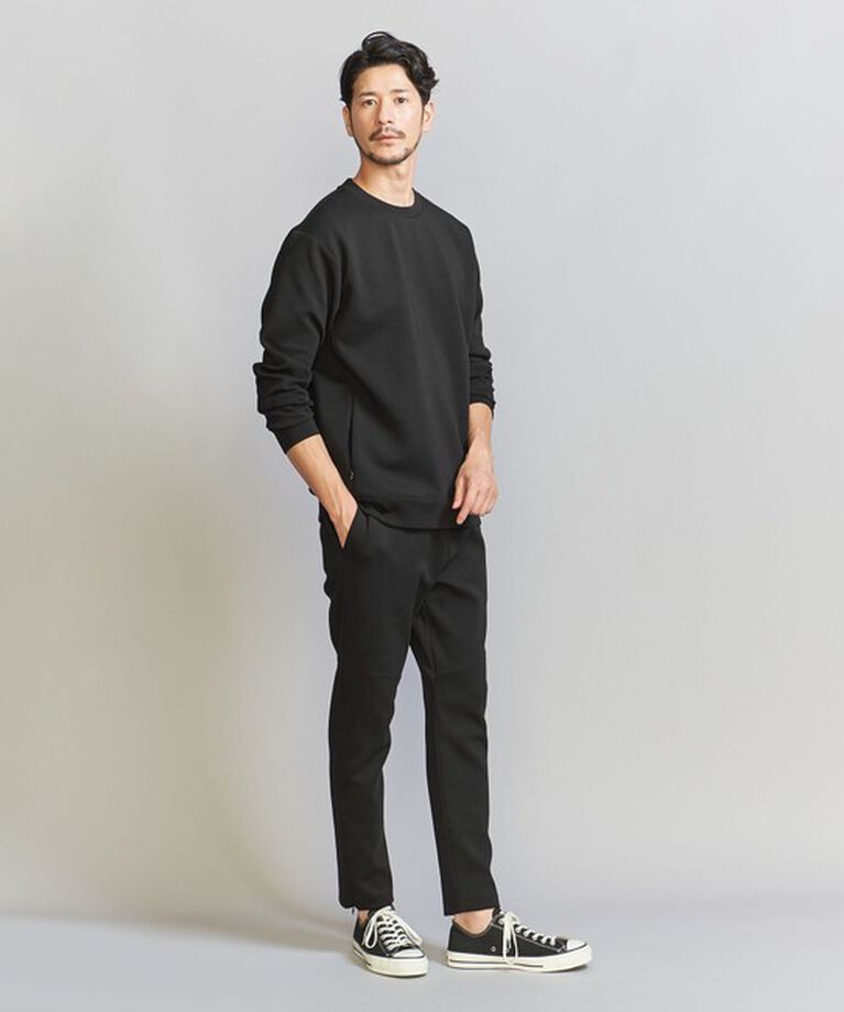 BEAUTY&YOUTH UNITED ARROWS「【WEB限定 WARDROBE SMART】ダブルニット イージーパンツ/セットアップ対応」|チノ|
