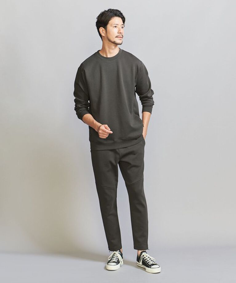 BEAUTY&YOUTH UNITED ARROWS「【WEB限定 WARDROBE SMART】ダブルニット イージーパンツ/セットアップ対応」|チノ|