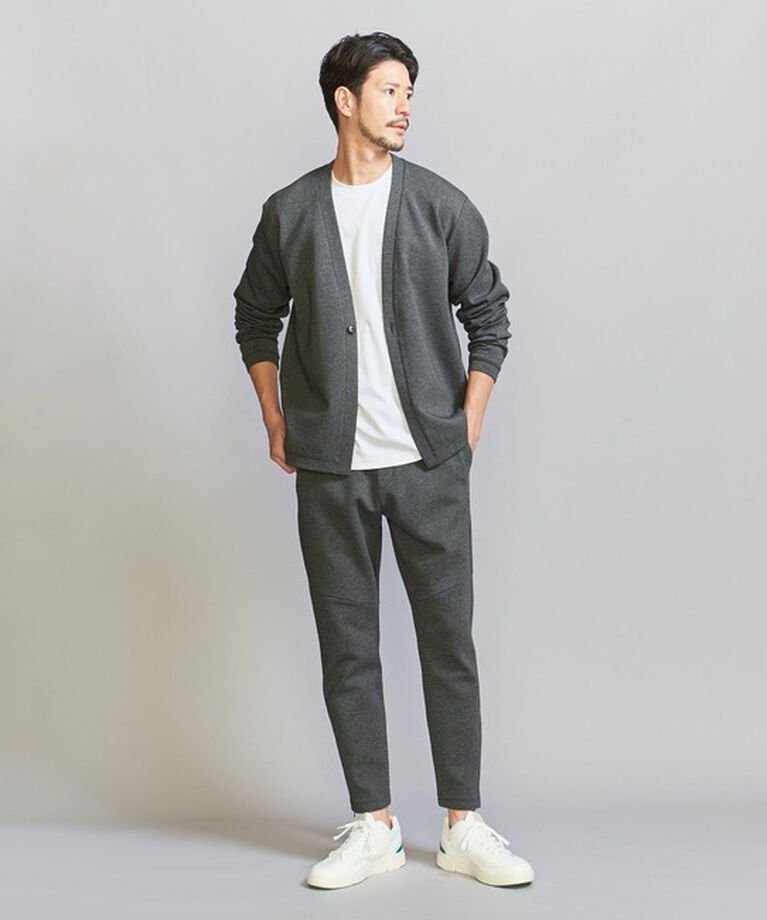 BEAUTY&YOUTH UNITED ARROWS「【WEB限定 WARDROBE SMART】ダブルニット イージーパンツ/セットアップ対応」|チノ|