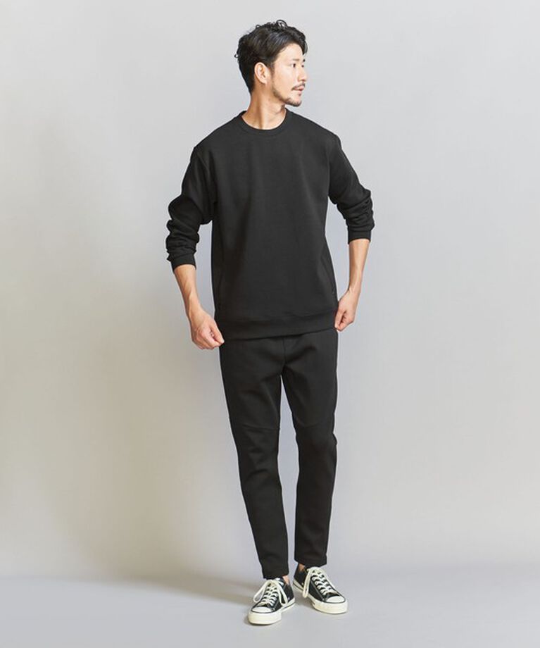 BEAUTY&YOUTH UNITED ARROWS「【WEB限定 WARDROBE SMART】ダブルニット クルーネック スウェット/セットアップ対応」|スウェット・ジャージ|