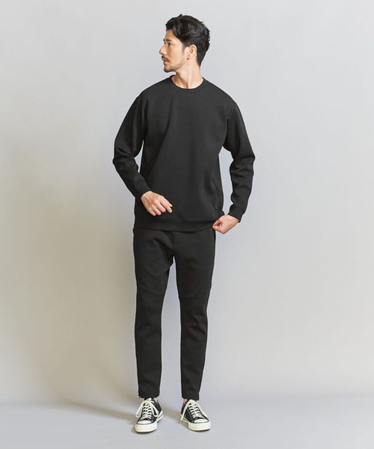 BEAUTY&YOUTH UNITED ARROWS「【WEB限定 WARDROBE SMART】ダブルニット クルーネック スウェット/セットアップ対応」|スウェット・ジャージ|