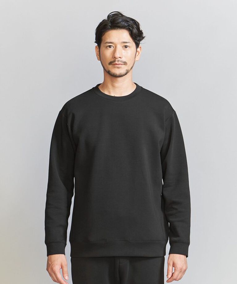 BEAUTY&YOUTH UNITED ARROWS「【WEB限定 WARDROBE SMART】ダブルニット クルーネック スウェット/セットアップ対応」|スウェット・ジャージ|