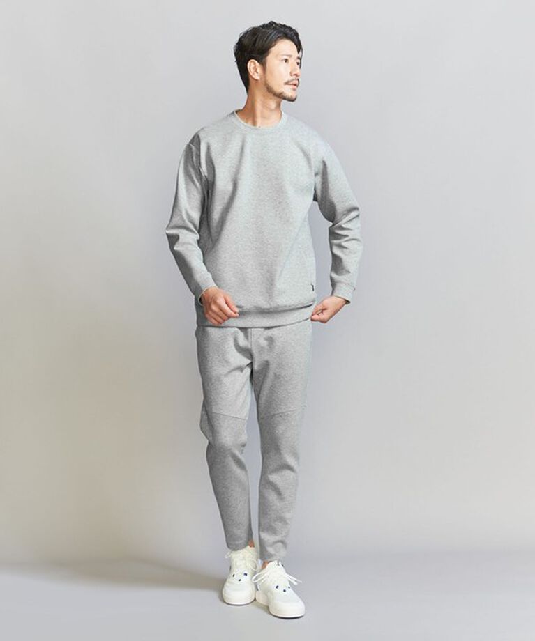 BEAUTY&YOUTH UNITED ARROWS「【WEB限定 WARDROBE SMART】ダブルニット クルーネック スウェット/セットアップ対応」|スウェット・ジャージ|