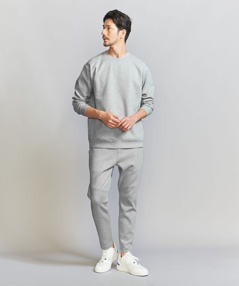 BEAUTY&YOUTH UNITED ARROWS「【WEB限定 WARDROBE SMART】ダブルニット クルーネック スウェット/セットアップ対応」|スウェット・ジャージ|