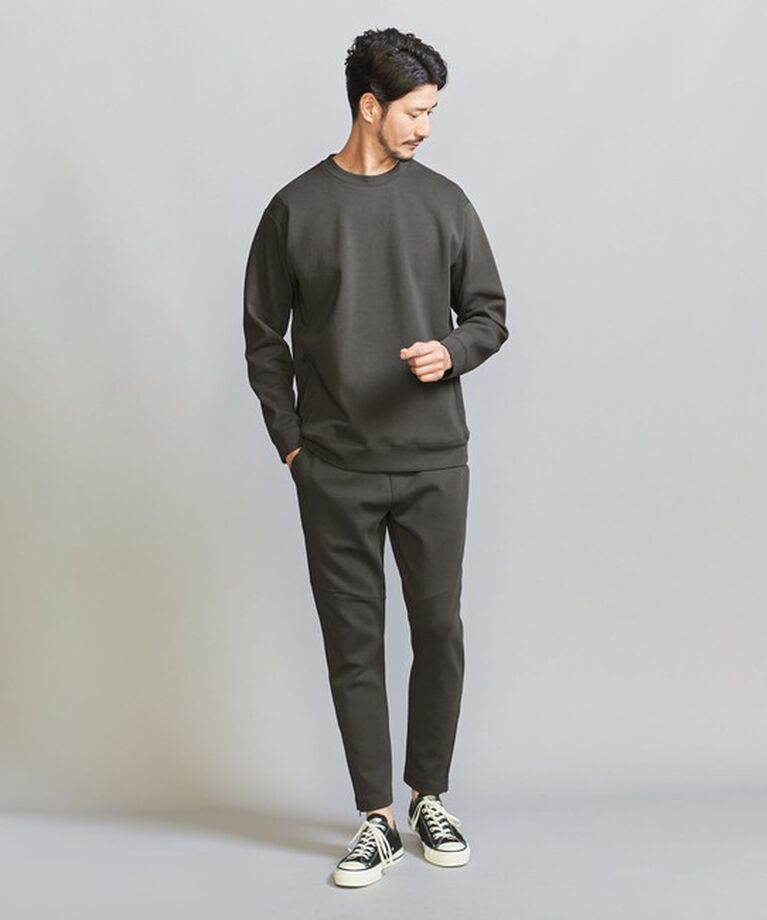 BEAUTY&YOUTH UNITED ARROWS「【WEB限定 WARDROBE SMART】ダブルニット クルーネック スウェット/セットアップ対応」|スウェット・ジャージ|