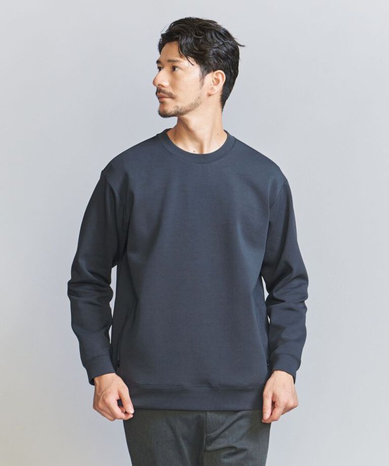 BEAUTY&YOUTH UNITED ARROWS「【WEB限定 WARDROBE SMART】ダブルニット クルーネック スウェット/セットアップ対応」|スウェット・ジャージ|ROYAL