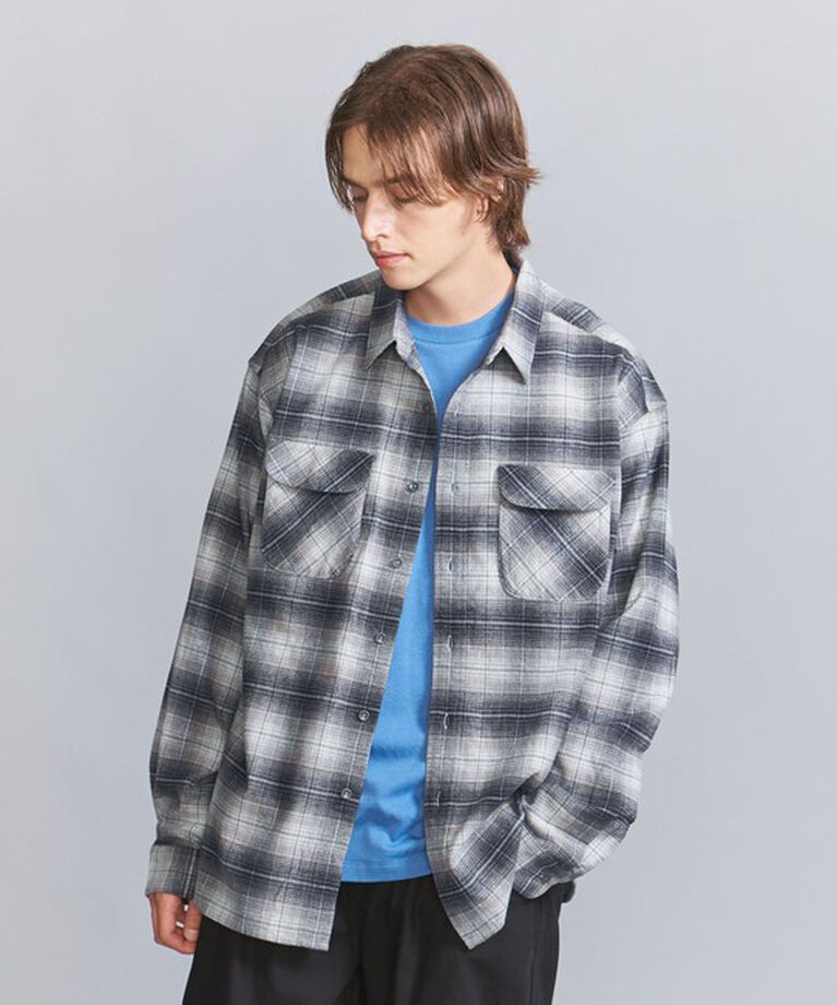 California General Store「＜PENDLETON × CGS. ＞ チェック シャツ」|シャツ・ブラウス|BLACK
