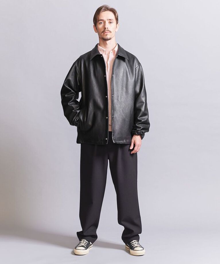 BEAUTY&YOUTH UNITED ARROWS「レザー コーチ ジャケット 4」|その他|