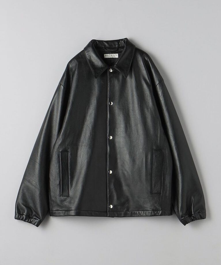 BEAUTY&YOUTH UNITED ARROWS「レザー コーチ ジャケット 4」|その他|