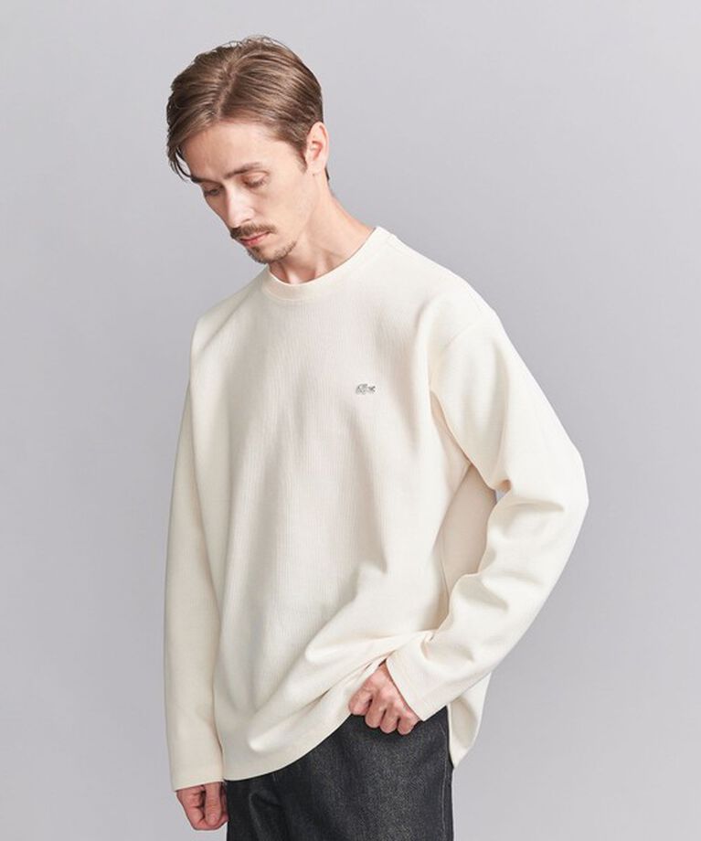 BEAUTY&YOUTH UNITED ARROWS「＜LACOSTE for BEAUTY&YOUTH＞ 1トーン ロングスリーブ Tシャツ」|Tシャツ・カットソー|