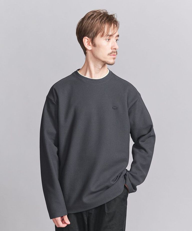 BEAUTY&YOUTH UNITED ARROWS「＜LACOSTE for BEAUTY&YOUTH＞ 1トーン ロングスリーブ Tシャツ」|Tシャツ・カットソー|
