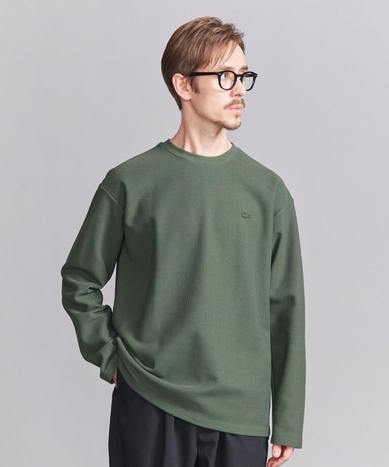 BEAUTY&YOUTH UNITED ARROWS「＜LACOSTE for BEAUTY&YOUTH＞ 1トーン ロングスリーブ Tシャツ」|Tシャツ・カットソー|