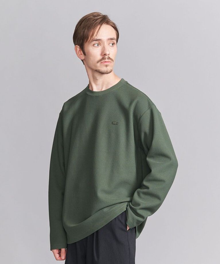 BEAUTY&YOUTH UNITED ARROWS「＜LACOSTE for BEAUTY&YOUTH＞ 1トーン ロングスリーブ Tシャツ」|Tシャツ・カットソー|