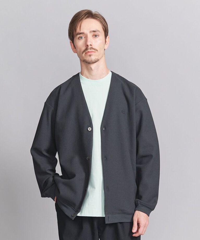 BEAUTY&YOUTH UNITED ARROWS「＜LACOSTE for BEAUTY&YOUTH＞ 1トーン カーディガン」|カーディガン|DK.GRAY