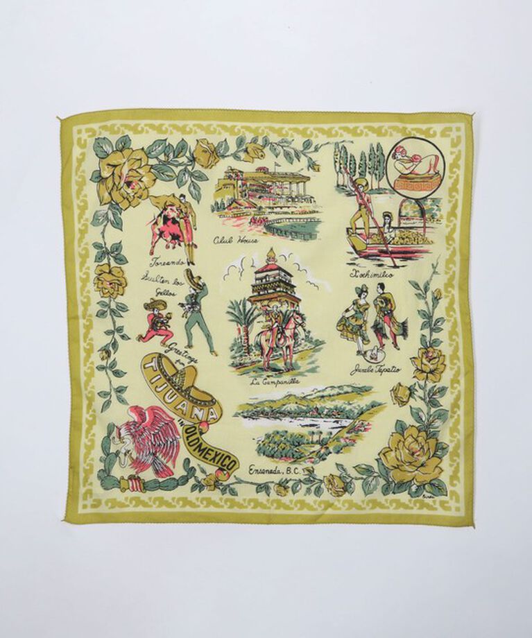 BEAUTY&YOUTH UNITED ARROWS「＜BINDU＞MAP バンダナ」|バンダナ・スカーフ|YELLOW
