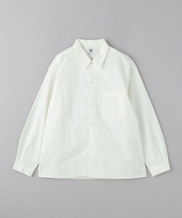 BEAUTY&YOUTH UNITED ARROWS「＜one BEAUTY&YOUTH＞ コットンシルク オックスフォード キャンプカラー フォルムシャツ」|シャツ・ブラウス|