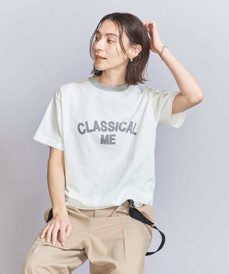 BEAUTY&YOUTH UNITED ARROWS「【WEB限定/別注】＜Americana＞リンガーTシャツ」|Tシャツ・カットソー|WHITE