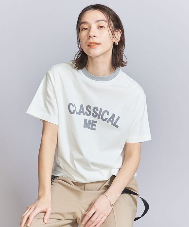 BEAUTY&YOUTH UNITED ARROWS「【WEB限定/別注】＜Americana＞リンガーTシャツ」|Tシャツ・カットソー|