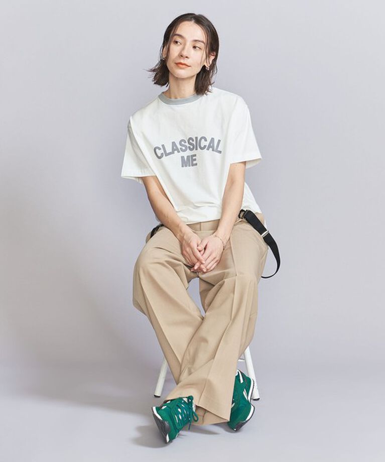 BEAUTY&YOUTH UNITED ARROWS「【WEB限定/別注】＜Americana＞リンガーTシャツ」|Tシャツ・カットソー|