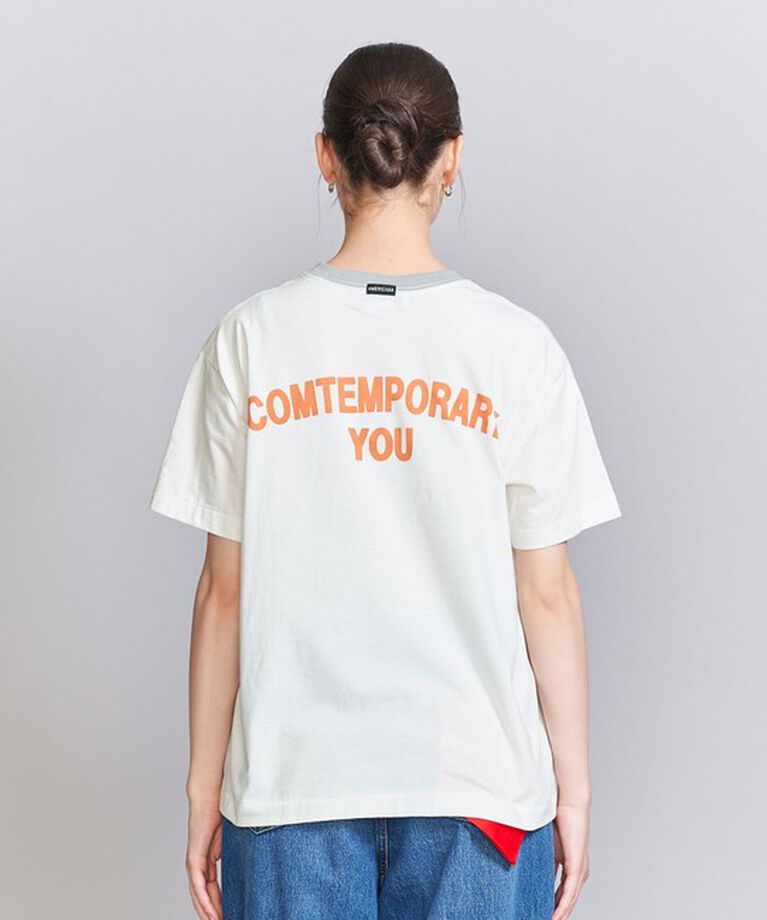 BEAUTY&YOUTH UNITED ARROWS「【WEB限定/別注】＜Americana＞リンガーTシャツ」|Tシャツ・カットソー|