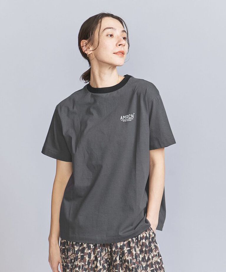 BEAUTY&YOUTH UNITED ARROWS「【WEB限定/別注】＜Americana＞リンガーTシャツ」|Tシャツ・カットソー|