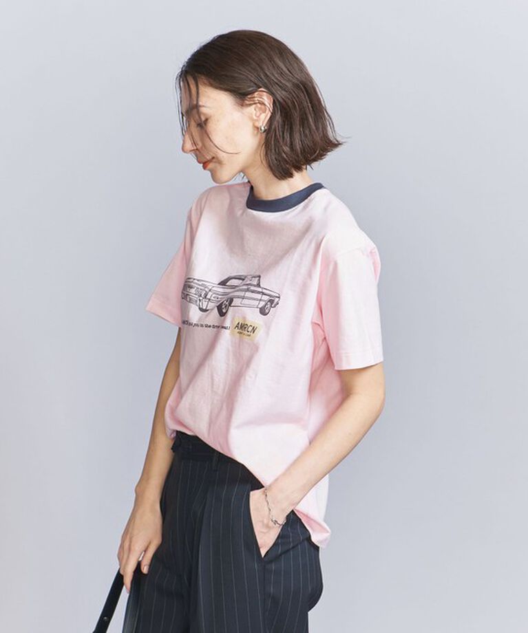 BEAUTY&YOUTH UNITED ARROWS「【WEB限定/別注】＜Americana＞リンガーTシャツ」|Tシャツ・カットソー|