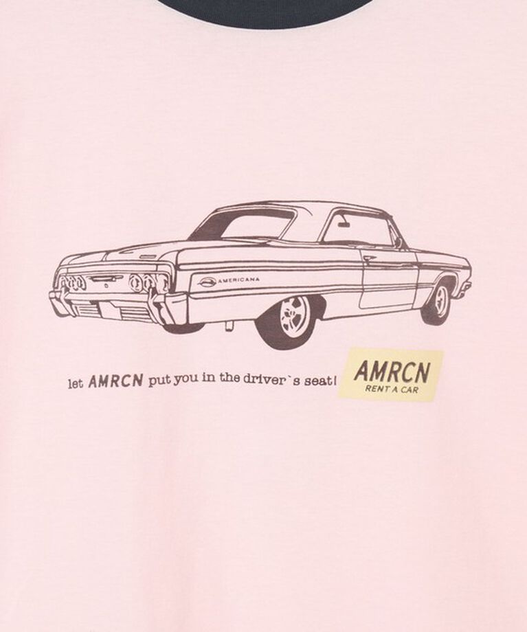 BEAUTY&YOUTH UNITED ARROWS「【WEB限定/別注】＜Americana＞リンガーTシャツ」|Tシャツ・カットソー|