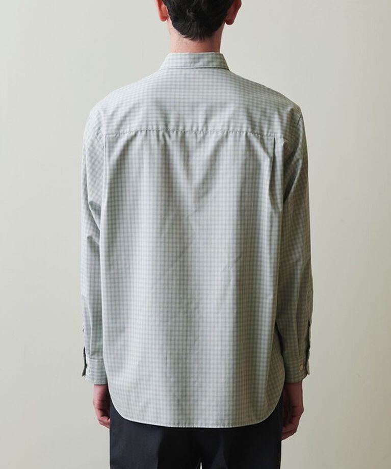 STEVEN ALAN「＜Steven Alan＞ TR オンブレ― チェック レギュラーカラー シャツ LOOSE」|シャツ・ブラウス|