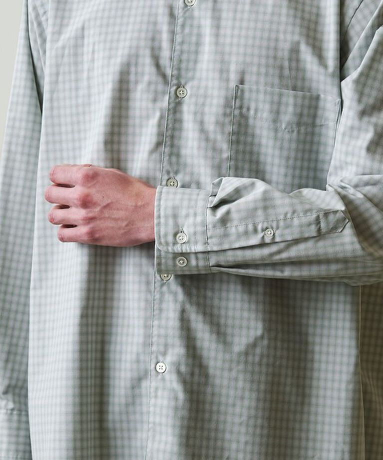 STEVEN ALAN「＜Steven Alan＞ TR オンブレ― チェック レギュラーカラー シャツ LOOSE」|シャツ・ブラウス|