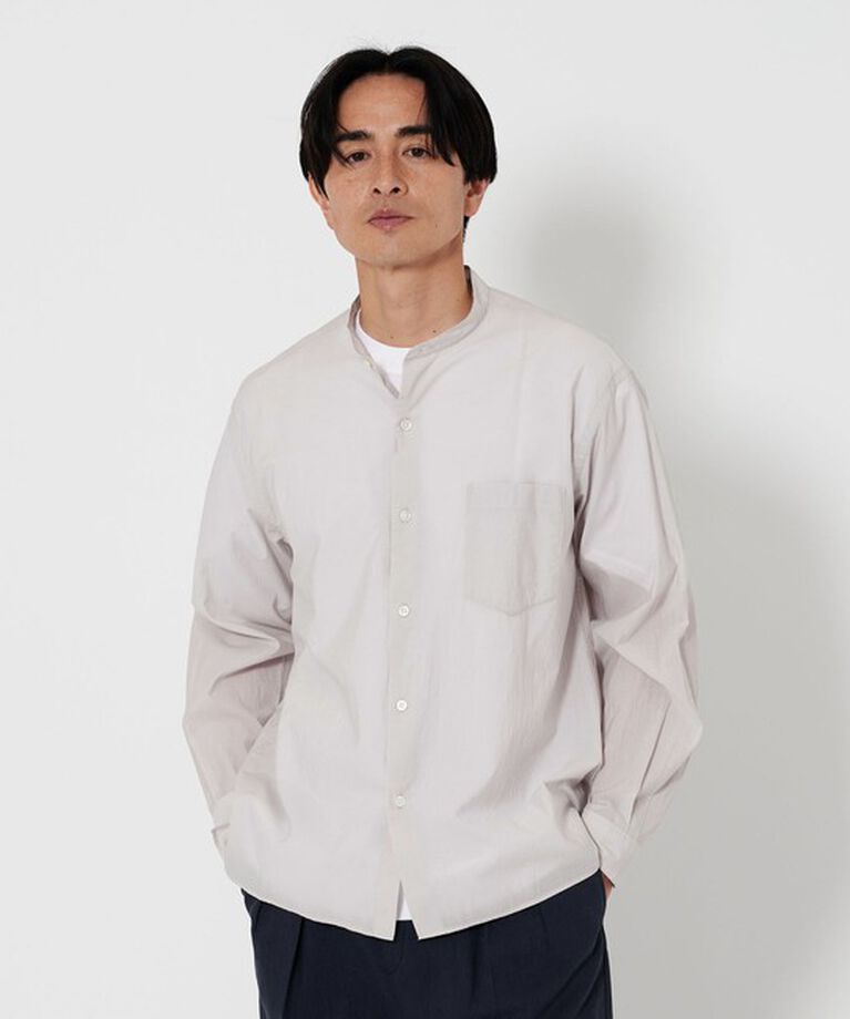 BEAUTY&YOUTH UNITED ARROWS「エアリー コットン バンド スクエア― フォルムシャツ」|シャツ・ブラウス|