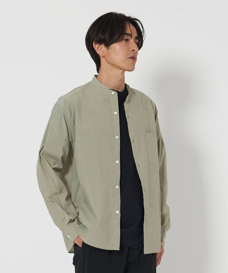 BEAUTY&YOUTH UNITED ARROWS「エアリー コットン バンド スクエア― フォルムシャツ」|シャツ・ブラウス|
