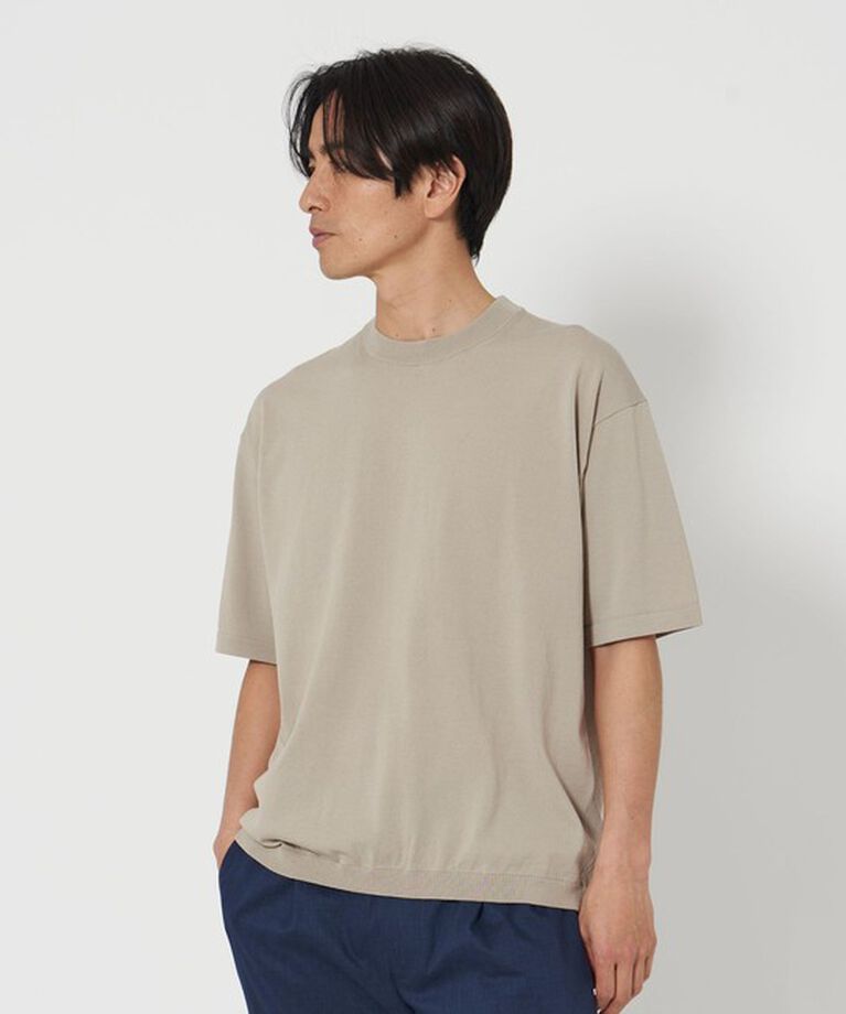 BEAUTY&YOUTH UNITED ARROWS「デオドラント  ニットTシャツ -抗菌・防臭 ウォッシャブル-」|ニット・セーター|NATURAL