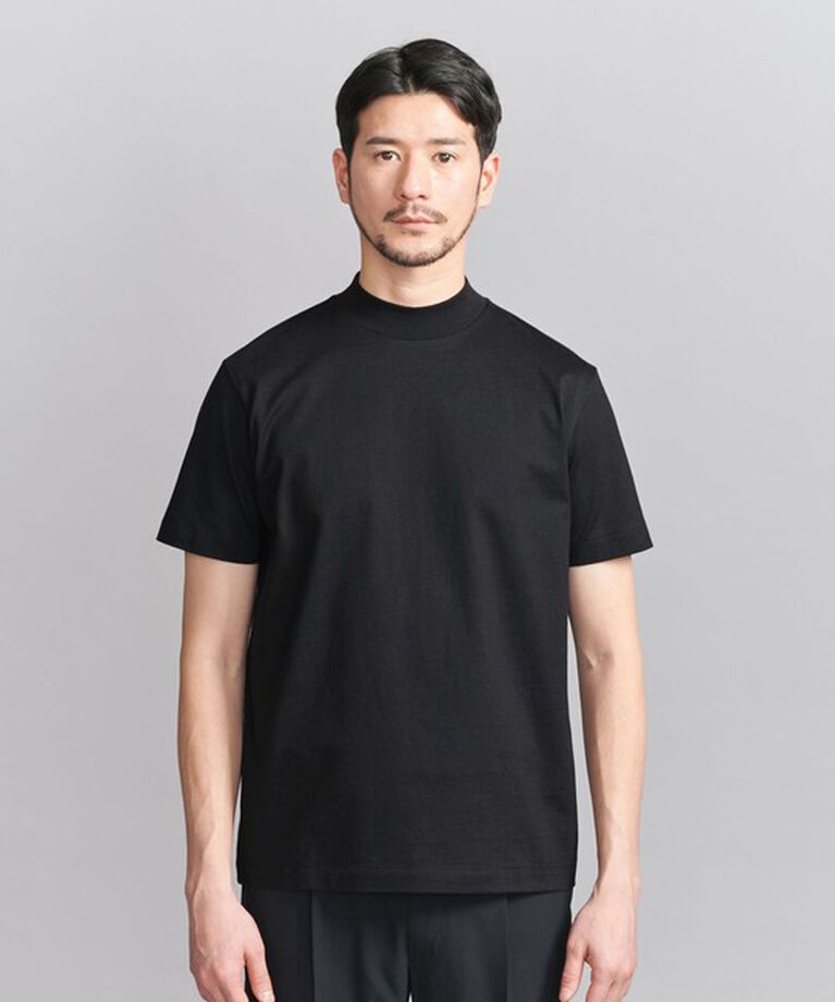 BEAUTY&YOUTH UNITED ARROWS「【WEB限定 WARDROBE SMART】クリア  ガスコットン モックネック カットソー【抗菌・防臭】」|Tシャツ・カットソー|