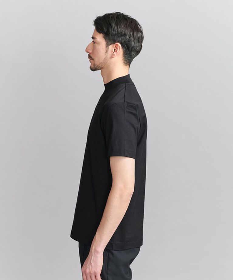 BEAUTY&YOUTH UNITED ARROWS「【WEB限定 WARDROBE SMART】クリア  ガスコットン モックネック カットソー【抗菌・防臭】」|Tシャツ・カットソー|