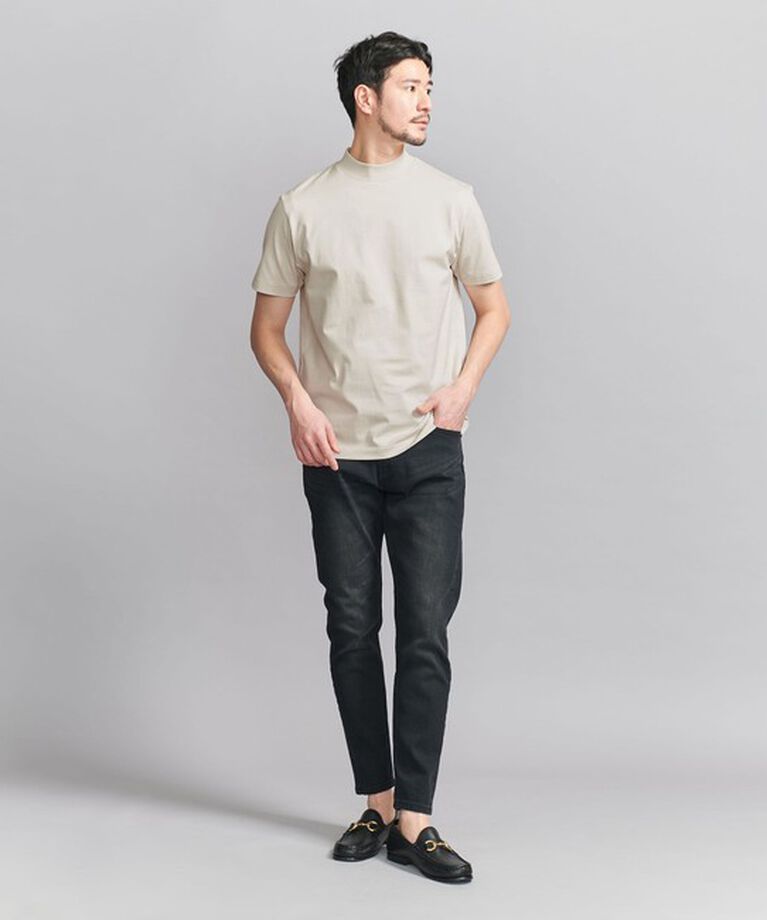 BEAUTY&YOUTH UNITED ARROWS「【WEB限定 WARDROBE SMART】クリア  ガスコットン モックネック カットソー【抗菌・防臭】」|Tシャツ・カットソー|