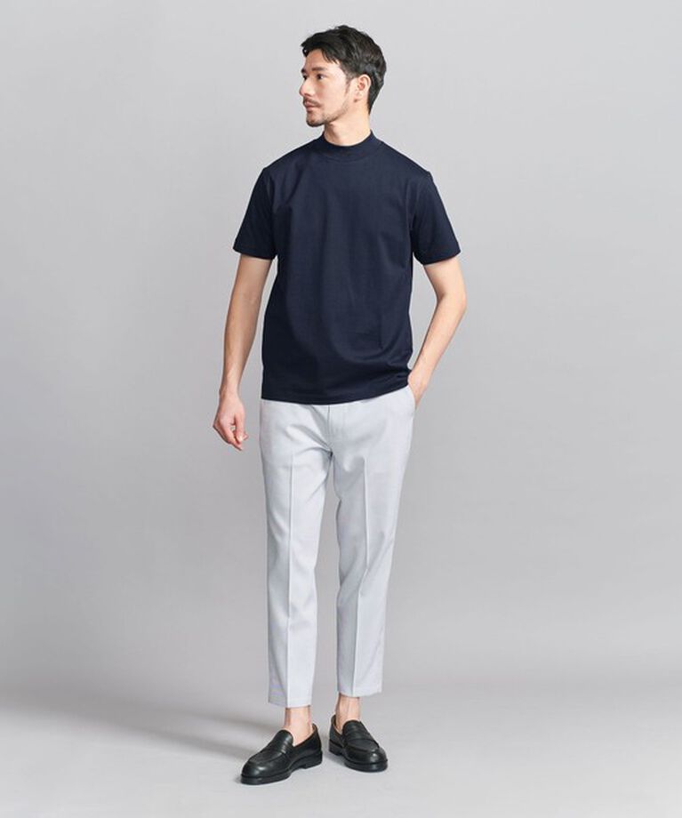 BEAUTY&YOUTH UNITED ARROWS「【WEB限定 WARDROBE SMART】クリア  ガスコットン モックネック カットソー【抗菌・防臭】」|Tシャツ・カットソー|