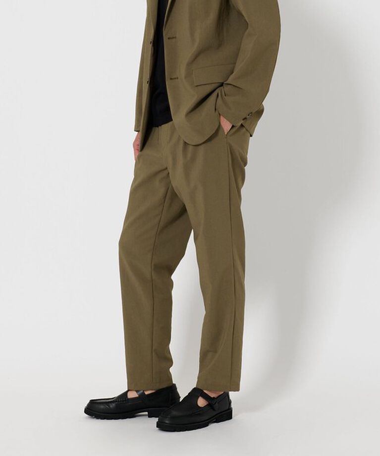 BEAUTY&YOUTH UNITED ARROWS「TORAY「リランチェ＆+」1P  テーパード パンツ ‐ウォッシャブル セットアップ対応‐」|チノ|