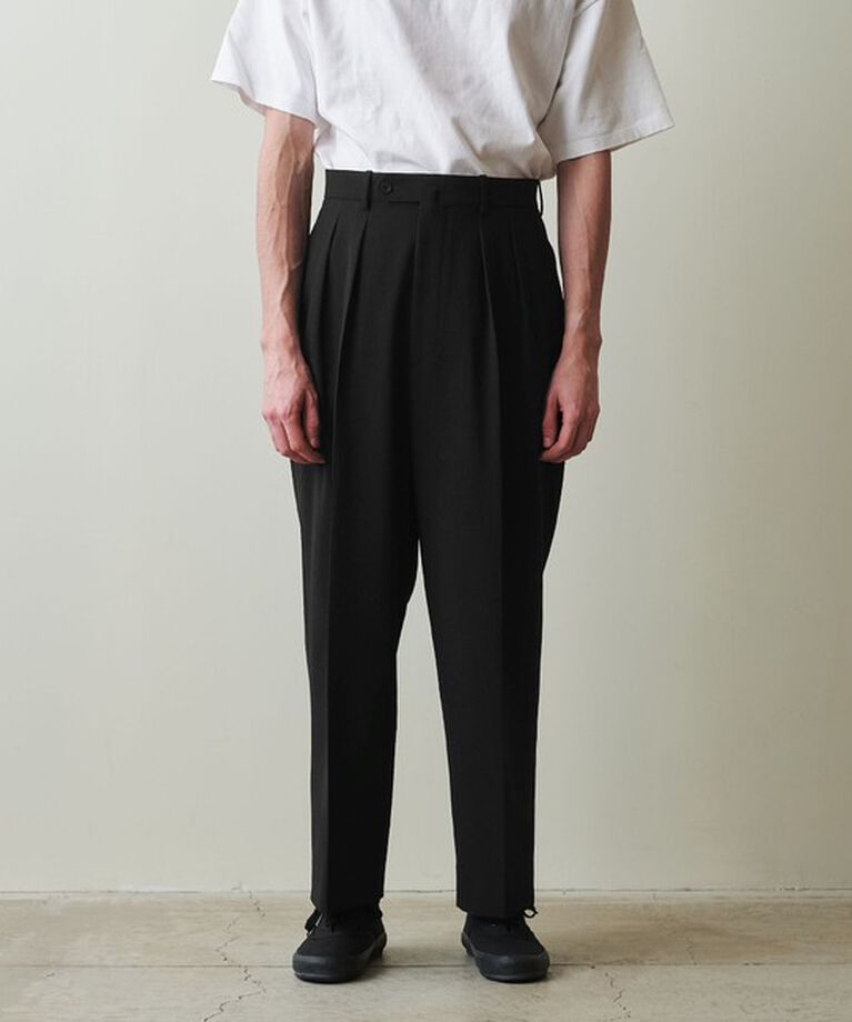STEVEN ALAN「＜Steven Alan＞ TW サッカー インツープリーツ ドレス トラウザーズ」|スラックス|