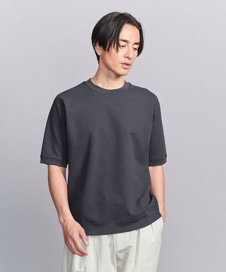 BEAUTY&YOUTH UNITED ARROWS「ダブルフェイス ジオメ コンフォート クルーネック Tシャツ」|Tシャツ・カットソー|