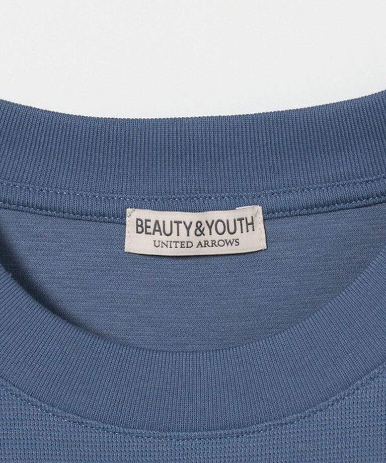 BEAUTY&YOUTH UNITED ARROWS「ダブルフェイス ジオメ コンフォート クルーネック Tシャツ」|Tシャツ・カットソー|