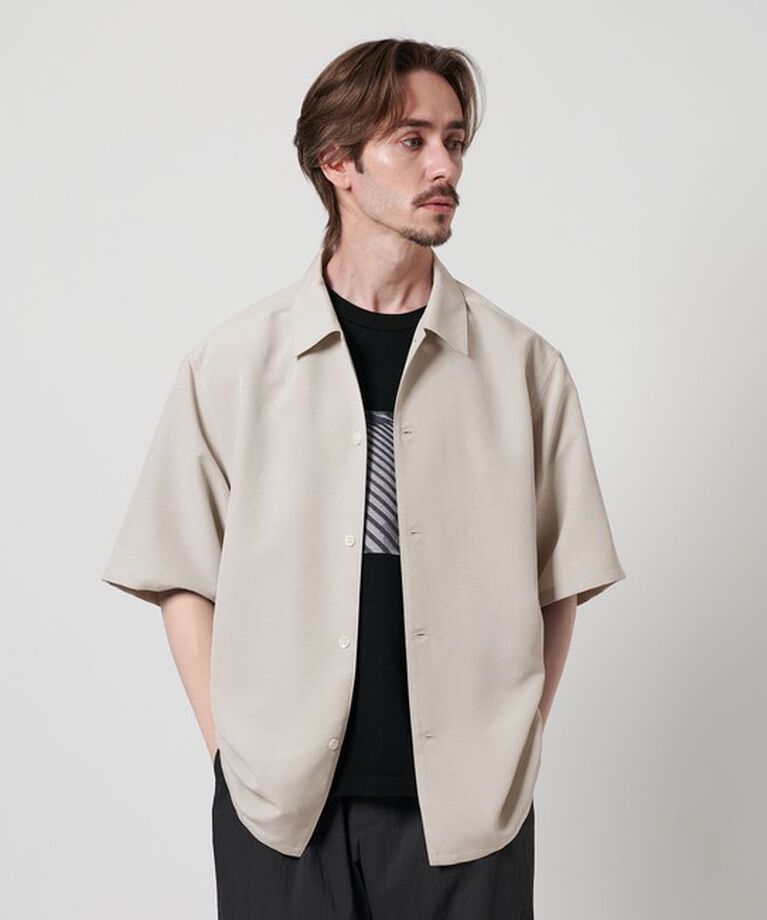 BEAUTY&YOUTH UNITED ARROWS「シルキータッチ キャンプカラー フォルム シャツ」|シャツ・ブラウス|