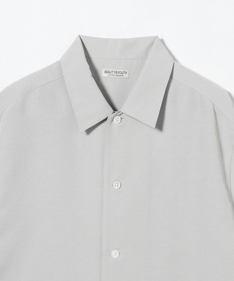 BEAUTY&YOUTH UNITED ARROWS「シルキータッチ キャンプカラー フォルム シャツ」|シャツ・ブラウス|